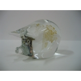 玻璃水晶白金豬 y01170 水晶飾品系列 